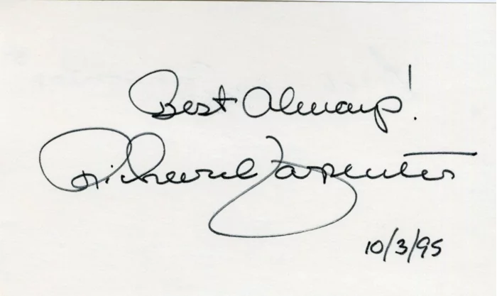 Richard Carpenter autograph