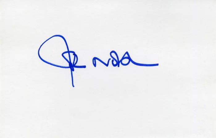 John Noble autograph