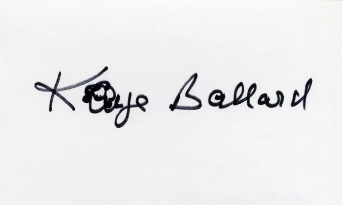 Kaye Ballard autograph