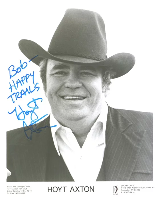 Hoyt Axton autograph