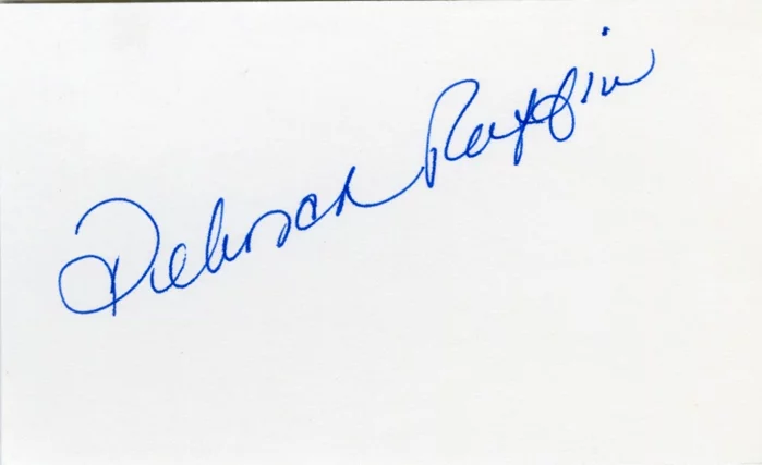 Deborah Raffin autograph