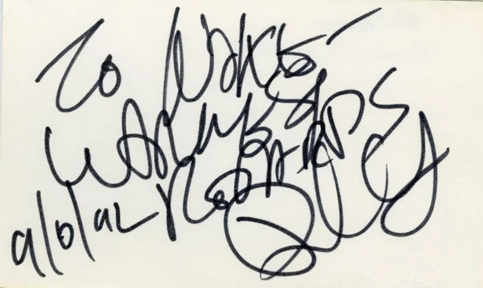Phil Spector autograph