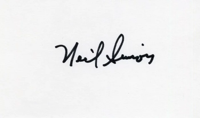 Neil Simon autograph