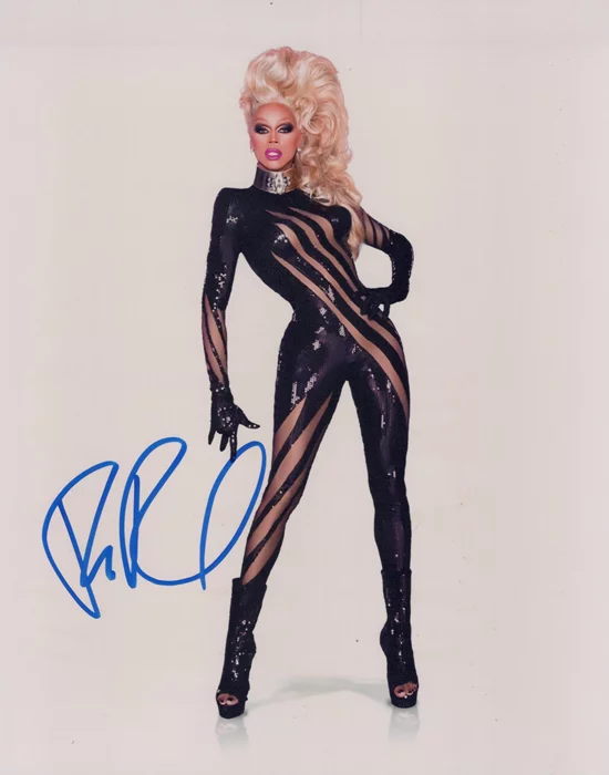 RuPaul autograph