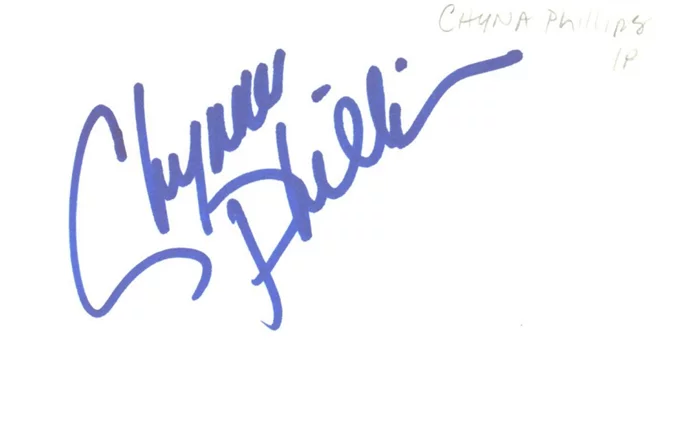 Chynna Phillips autograph