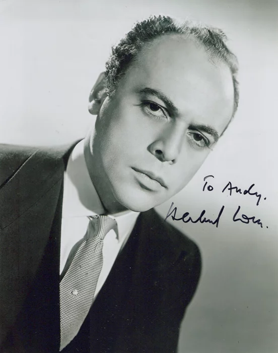 Herbert Lom autograph