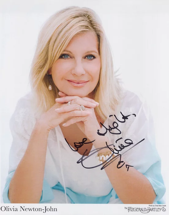 Olivia Newton-John autograph