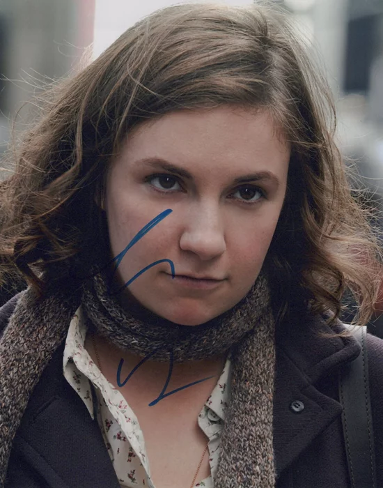 Lena Dunham autograph