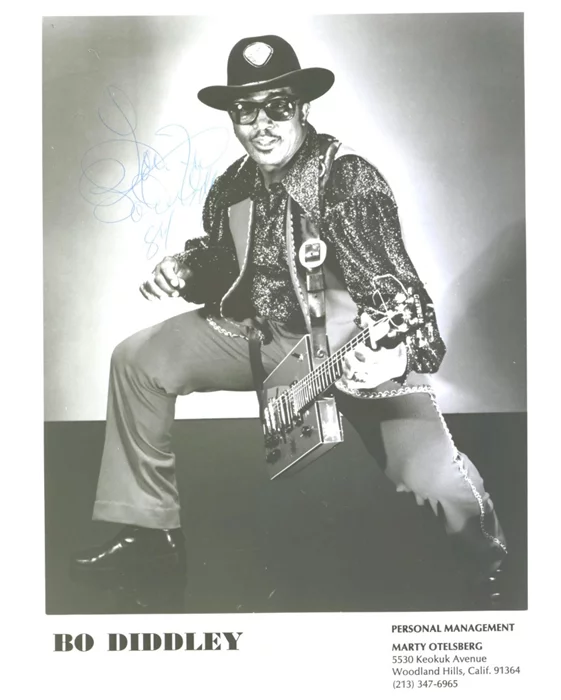 Bo Diddley autograph