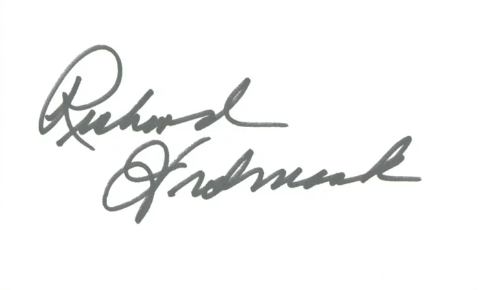 Richard Widmark autograph