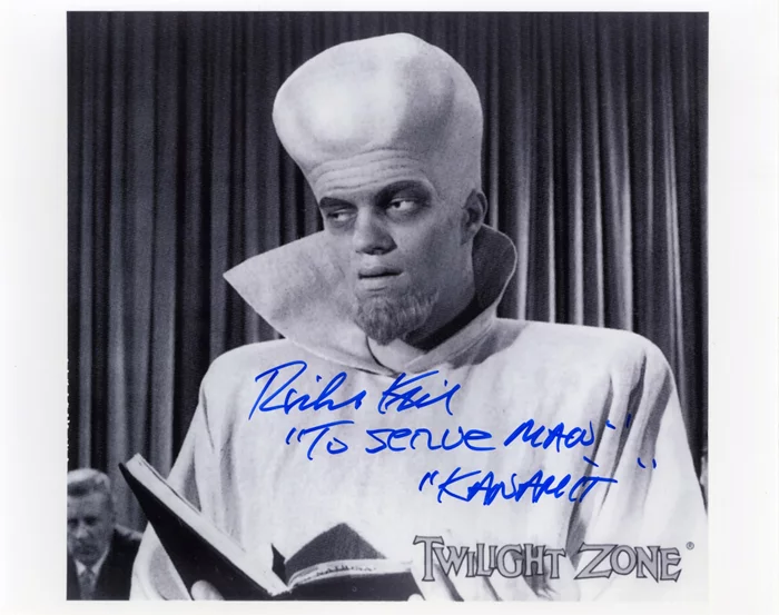 Richard Kiel autograph