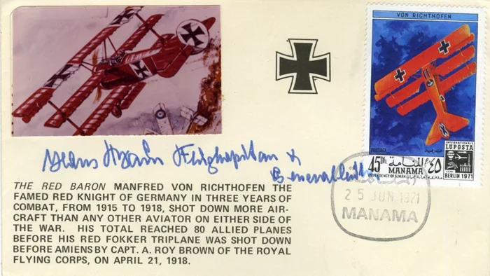 Hans Baur autograph