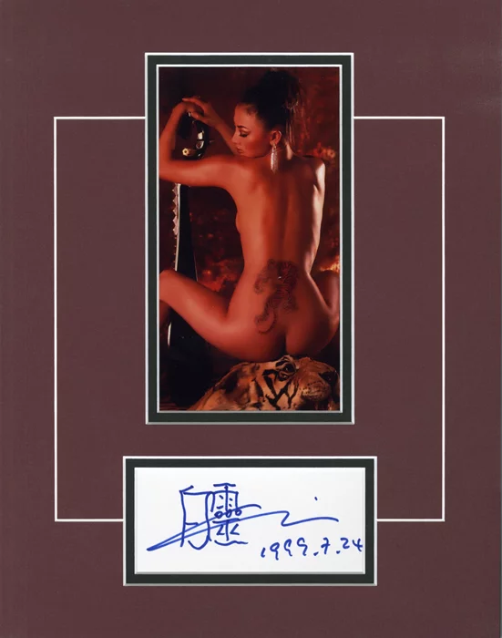 Bai Ling autograph