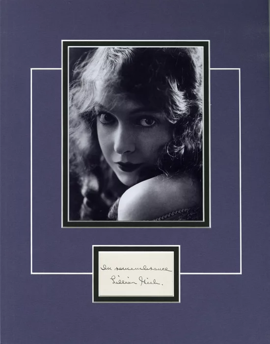 Lillian Gish autograph