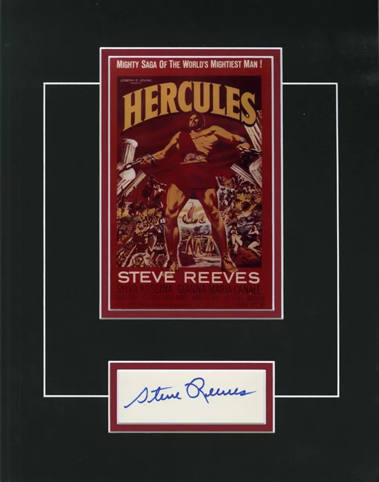 Steve Reeves autograph