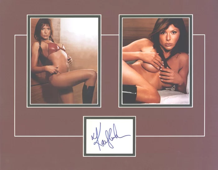 Kari Wuhrer autograph