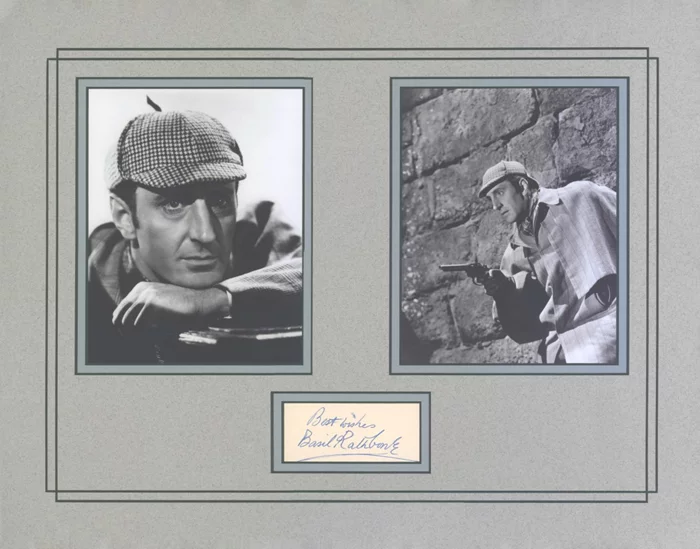 Basil Rathbone autograph