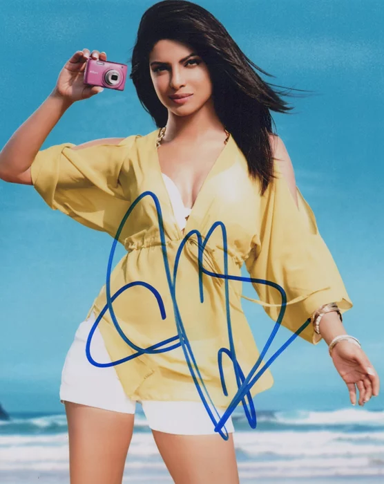 Priyanka Chopra autograph