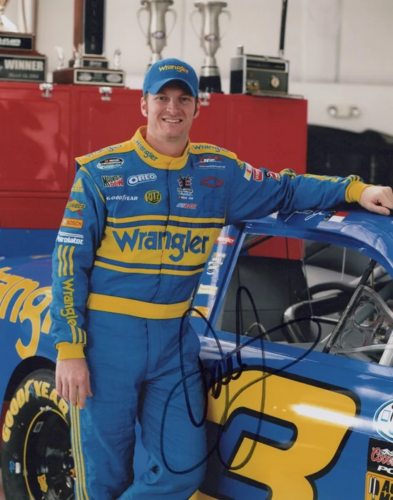 Dale Jr. Earnhardt autograph