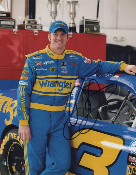 Dale Jr. Earnhardt autograph