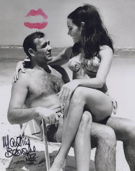 Martine Beswick autograph