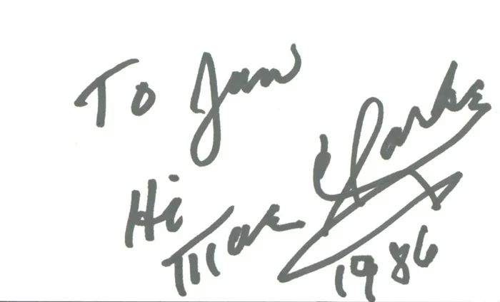 Mae Clarke autograph