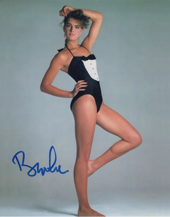 Brooke Shields autograph