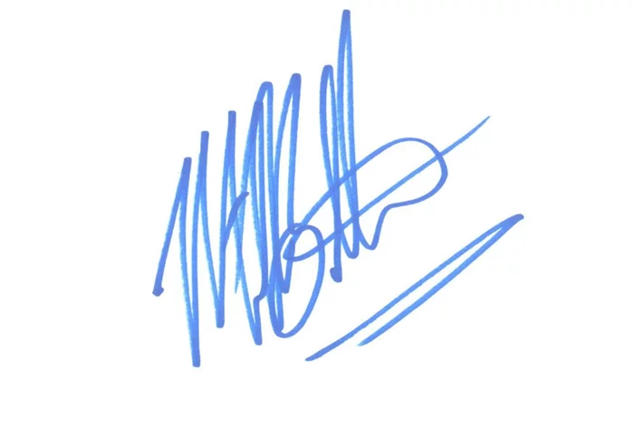 Michael Bolton autograph