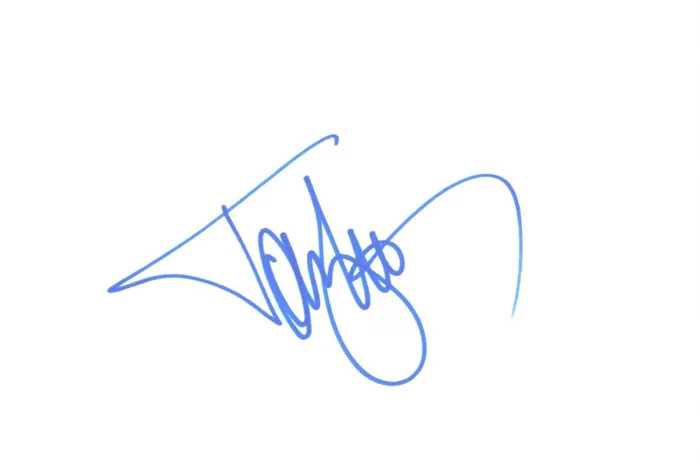 Tommy Lee autograph
