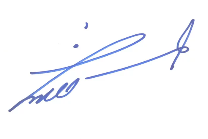 Patti Smith autograph