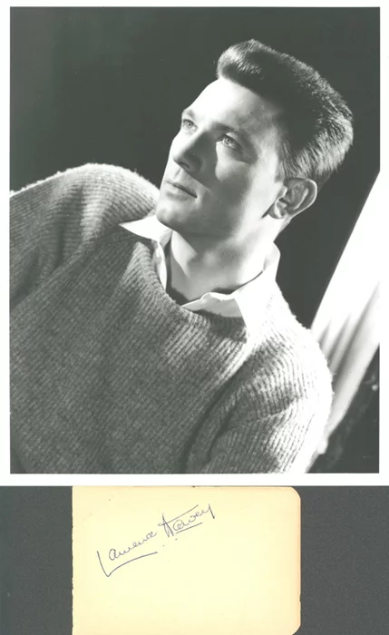 Laurence Harvey autograph
