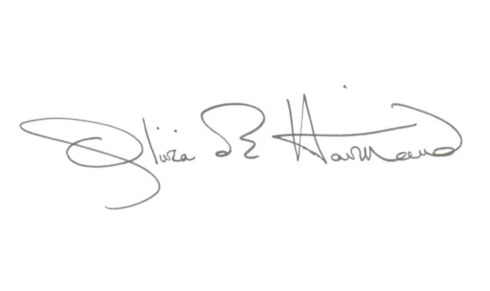 Olivia de Havilland autograph