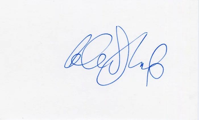 Alan Thicke autograph