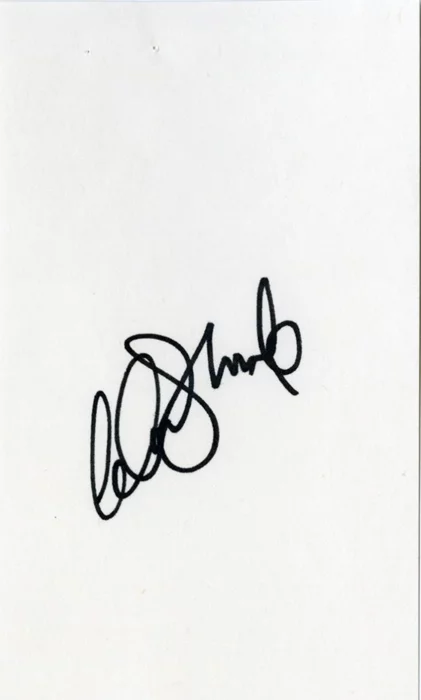 Alan Thicke autograph