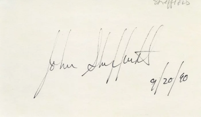 Johnny Sheffield autograph