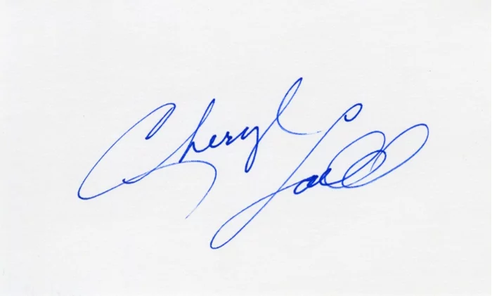 Cheryl Ladd autograph