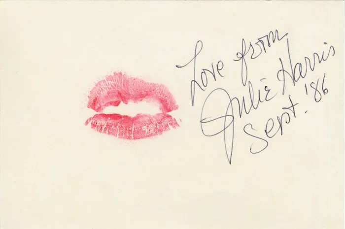Julie Harris autograph