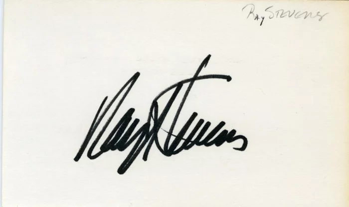Ray Stevens autograph