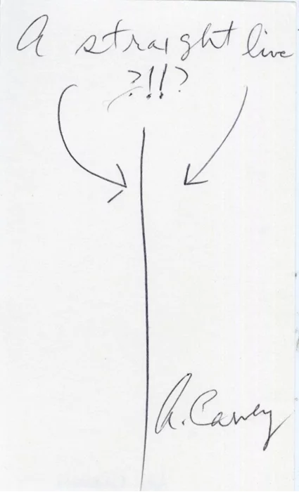 Art Carney autograph
