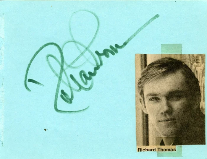 Richard Thomas autograph