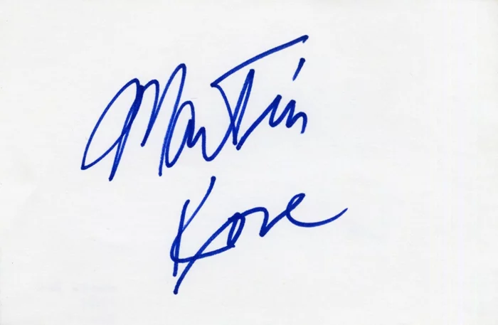 Martin Kove autograph