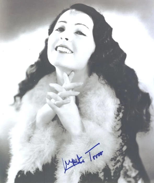 Lupita Tovar autograph