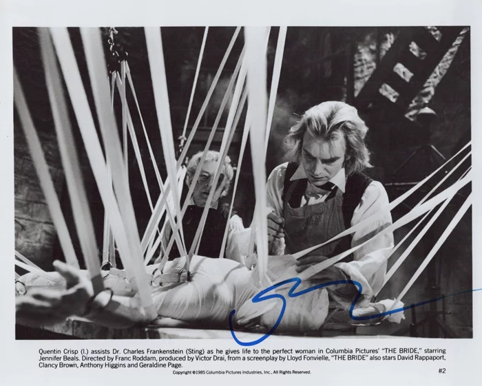 Sting autograph