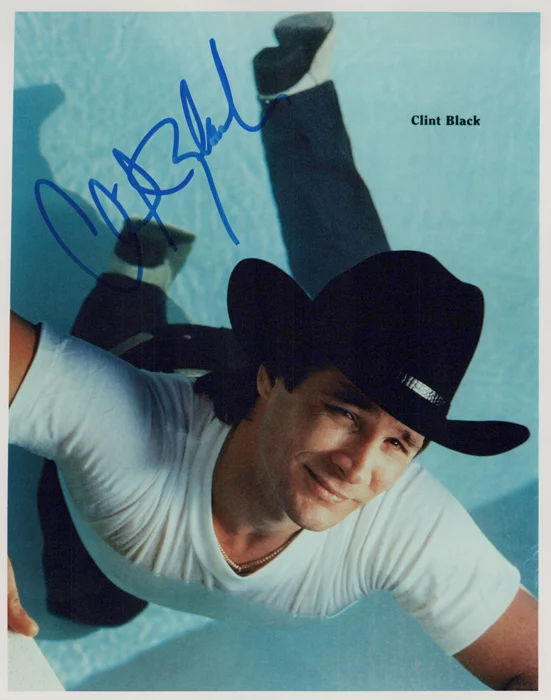 Clint Black autograph