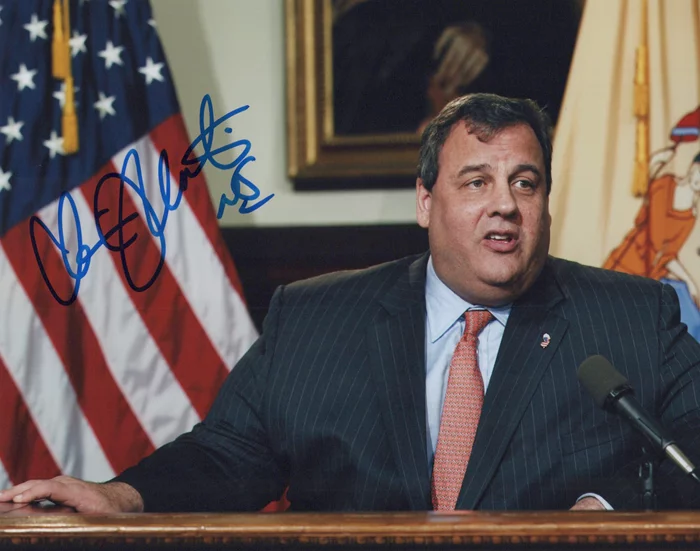 Chris Christie autograph