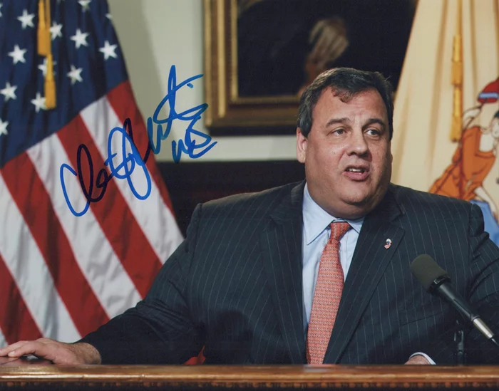 Chris Christie autograph