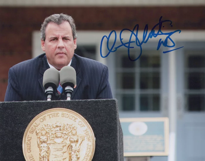 Chris Christie autograph