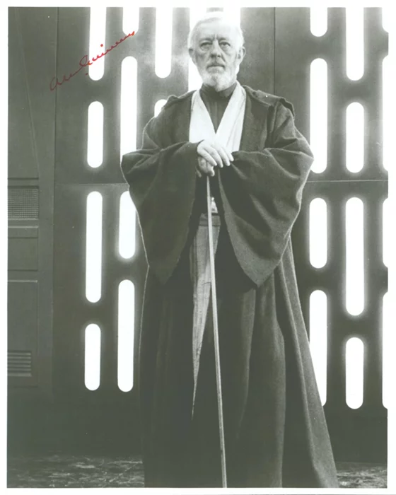 Alec Guinness autograph