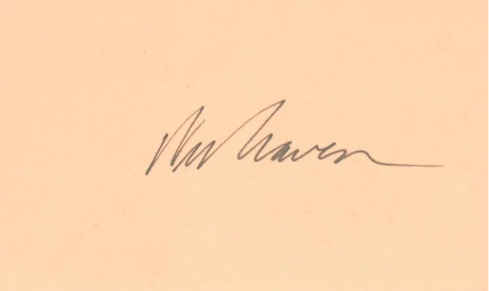 Wes Craven autograph