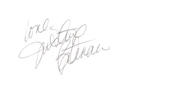 Justine Bateman autograph